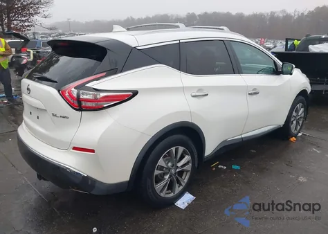 2017 Nissan Murano Sl из США, поврежденный, VIN 5N1AZ2MH6HN178737